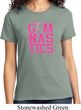 Ladies Gymnastics Shirt Gymnastics Text Tee T-Shirt