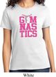 Ladies Gymnastics Shirt Gymnastics Text Tee T-Shirt