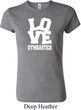 Ladies Gymnastics Shirt Love Gymnastics Crewneck Tee T-Shirt
