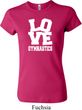 Ladies Gymnastics Shirt Love Gymnastics Crewneck Tee T-Shirt