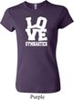 Ladies Gymnastics Shirt Love Gymnastics Crewneck Tee T-Shirt
