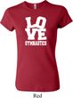 Ladies Gymnastics Shirt Love Gymnastics Crewneck Tee T-Shirt