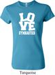Ladies Gymnastics Shirt Love Gymnastics Crewneck Tee T-Shirt