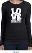 Ladies Gymnastics Shirt Love Gymnastics Long Sleeve Tee T-Shirt