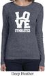 Ladies Gymnastics Shirt Love Gymnastics Long Sleeve Tee T-Shirt