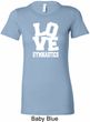 Ladies Gymnastics Shirt Love Gymnastics Longer Length Tee T-Shirt