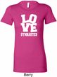 Ladies Gymnastics Shirt Love Gymnastics Longer Length Tee T-Shirt
