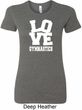 Ladies Gymnastics Shirt Love Gymnastics Longer Length Tee T-Shirt