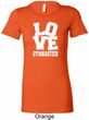 Ladies Gymnastics Shirt Love Gymnastics Longer Length Tee T-Shirt
