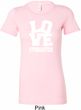 Ladies Gymnastics Shirt Love Gymnastics Longer Length Tee T-Shirt