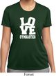 Ladies Gymnastics Shirt Love Gymnastics Moisture Wicking Tee T-Shirt