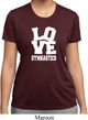 Ladies Gymnastics Shirt Love Gymnastics Moisture Wicking Tee T-Shirt