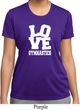 Ladies Gymnastics Shirt Love Gymnastics Moisture Wicking Tee T-Shirt