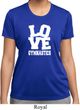 Ladies Gymnastics Shirt Love Gymnastics Moisture Wicking Tee T-Shirt