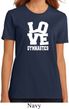 Ladies Gymnastics Shirt Love Gymnastics Organic Tee T-Shirt