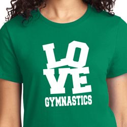 Ladies Gymnastics Shirt Love Gymnastics Tee T-Shirt Ladies Gymnastics Shirt Love Gymnastics Tee T-Shirt