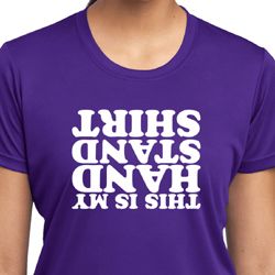 Ladies Gymnastics Shirt My Handstand Shirt Moisture Wicking Tee