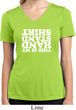 Ladies Gymnastics Shirt My Handstand Shirt Moisture Wicking V-neck Tee