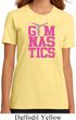 Ladies Gymnastics Shirt Gymnastics Text Organic Tee T-Shirt