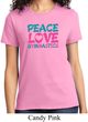 Ladies Gymnastics Shirt Peace Love Gymnastics Tee T-Shirt