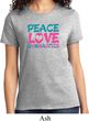 Ladies Gymnastics Shirt Peace Love Gymnastics Tee T-Shirt