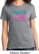 Ladies Gymnastics Shirt Peace Love Gymnastics Tee T-Shirt