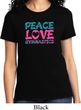 Ladies Gymnastics Shirt Peace Love Gymnastics Tee T-Shirt