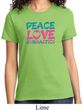 Ladies Gymnastics Shirt Peace Love Gymnastics Tee T-Shirt
