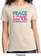 Ladies Gymnastics Shirt Peace Love Gymnastics Tee T-Shirt