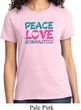 Ladies Gymnastics Shirt Peace Love Gymnastics Tee T-Shirt