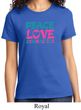 Ladies Gymnastics Shirt Peace Love Gymnastics Tee T-Shirt