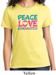 Ladies Gymnastics Shirt Peace Love Gymnastics Tee T-Shirt