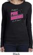 Ladies Gymnastics Shirt Pretty in Pink Long Sleeve Tee T-Shirt