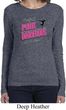Ladies Gymnastics Shirt Pretty in Pink Long Sleeve Tee T-Shirt