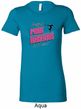 Ladies Gymnastics Shirt Pretty in Pink Longer Length Tee T-Shirt