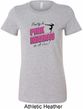 Ladies Gymnastics Shirt Pretty in Pink Longer Length Tee T-Shirt