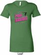 Ladies Gymnastics Shirt Pretty in Pink Longer Length Tee T-Shirt
