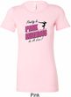 Ladies Gymnastics Shirt Pretty in Pink Longer Length Tee T-Shirt