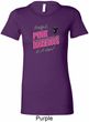 Ladies Gymnastics Shirt Pretty in Pink Longer Length Tee T-Shirt