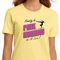 Ladies Gymnastics Shirt Pretty in Pink Organic Tee T-Shirt
