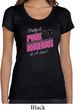 Ladies Gymnastics Shirt Pretty in Pink Scoop Neck Tee T-Shirt