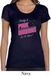 Ladies Gymnastics Shirt Pretty in Pink Scoop Neck Tee T-Shirt