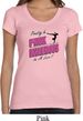 Ladies Gymnastics Shirt Pretty in Pink Scoop Neck Tee T-Shirt