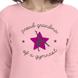 Ladies Gymnastics Shirt Proud Grandma Long Sleeve Tee T-Shirt Ladies Gymnastics Shirt Proud Grandma Long Sleeve Tee T-Shirt