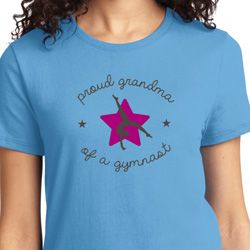 Ladies Gymnastics Shirt Proud Grandma Tee T-Shirt Ladies Gymnastics Shirt Proud Grandma Tee T-Shirt