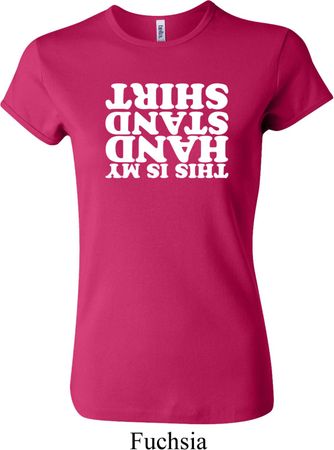 Ladies Gymnastics Shirt This is My Handstand Shirt Crewneck Tee