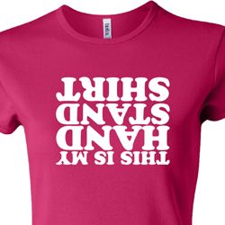 Ladies Gymnastics Shirt This is My Handstand Shirt Crewneck Tee