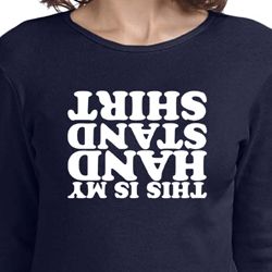 Ladies Gymnastics Shirt This is My Handstand Shirt Long Sleeve Tee