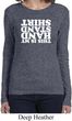 Ladies Gymnastics Shirt This is My Handstand Shirt Long Sleeve Tee