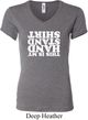Ladies Gymnastics Shirt This is My Handstand Shirt V-neck Tee T-Shirt